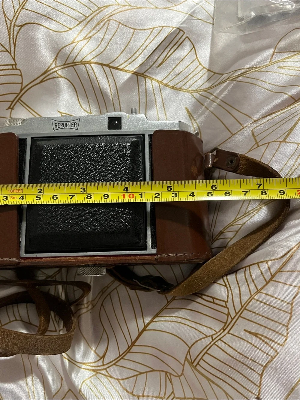 Report Vintage Folding Film Camera in Brown and Silver